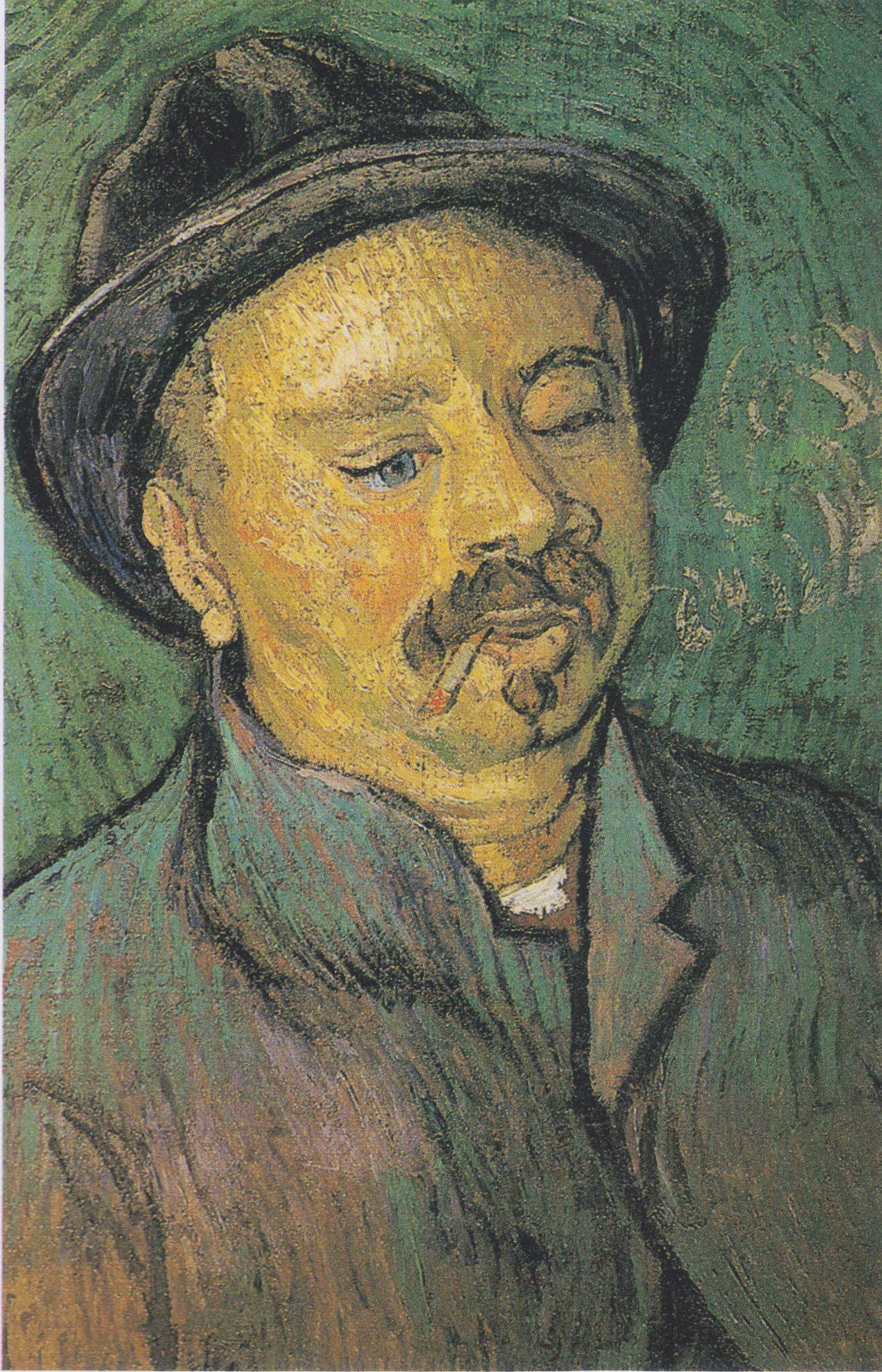 Vincent Van Gogh Portrait of a one eyed man